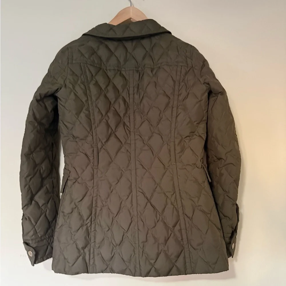 J.Crew Quilted Excursion Jacket in Army Green
